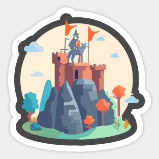 fortress Sticker